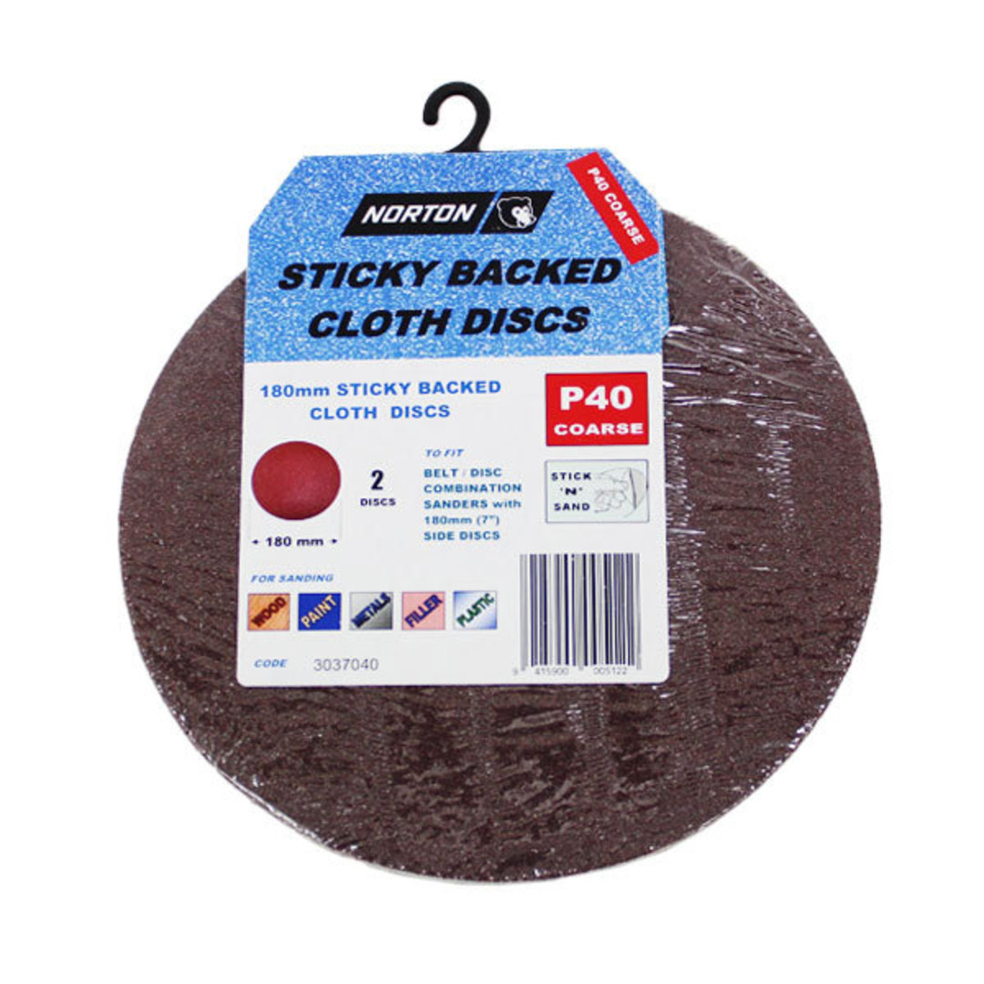 Norton Cloth Sticky Back Sanding Discs image 0